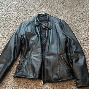 Women's Black Leather Jacket
